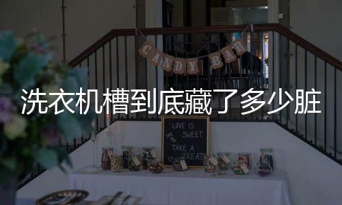 洗衣机槽到底藏了多少脏东西